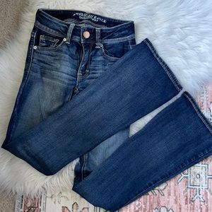 American Eagle super stretch kick boot jeans